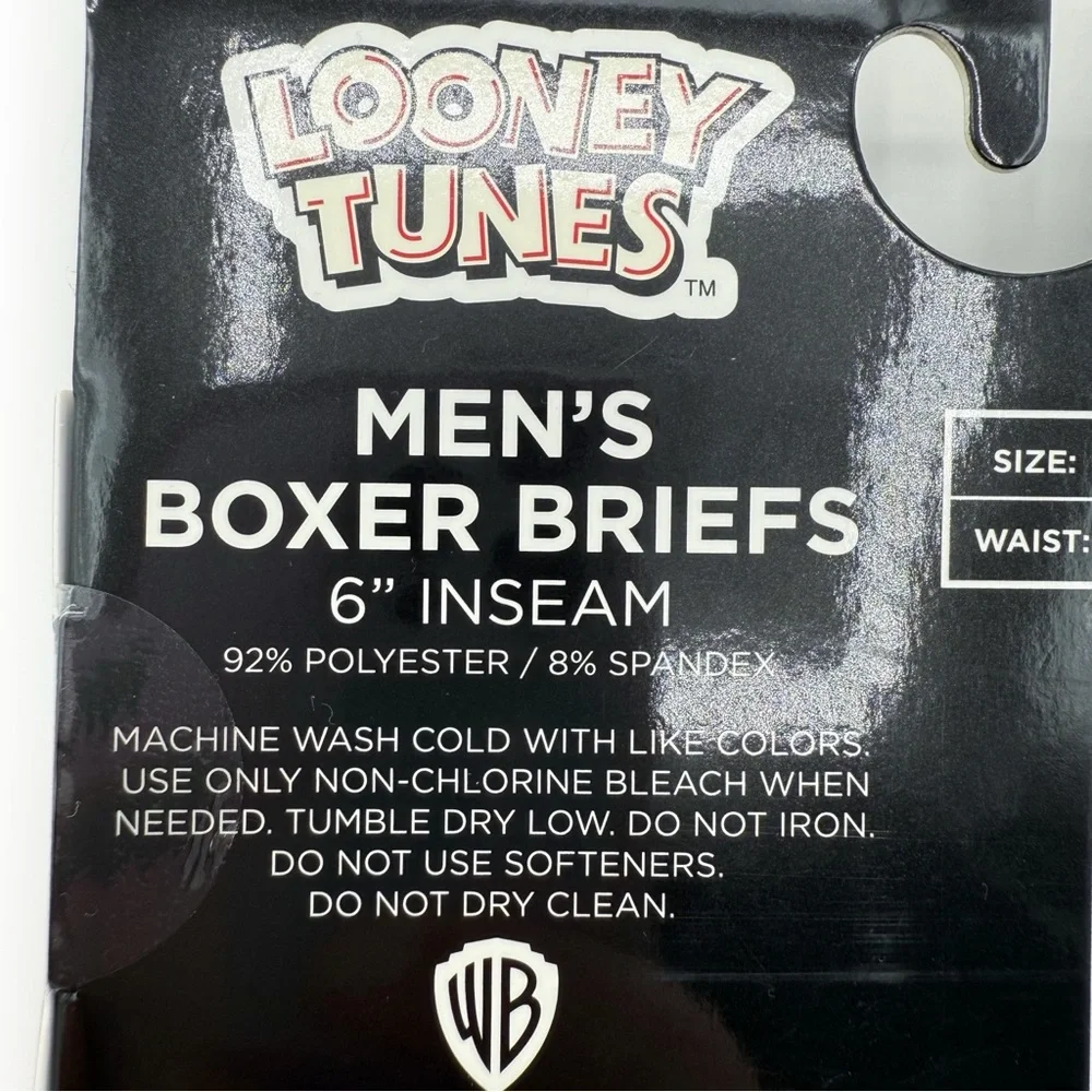 Looney Tunes Boxer Briefs Mens Small Underwear Bugs Bunny Porky Pig Tweety Bird